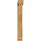 Ekena Millwork Traditional Traditional Rough Sawn Bracket w/ Offset Brace, Western Red Cedar, 6"W x 36"D x 48"H BKT0604X36X48TRA01RWR - alternate 3